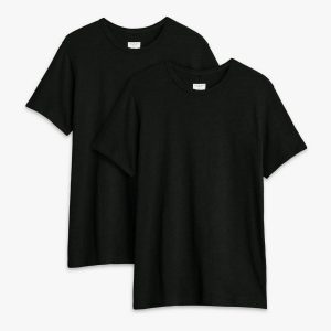 Two-Pack Classic Flame Tee - Black