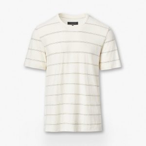 Classic Striped Tee - White