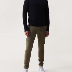 Classic Slub Cotton Long-Sleeve Tee - Black