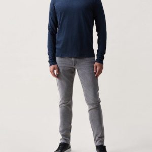 Classic Slub Cotton Long-Sleeve Tee - Salute