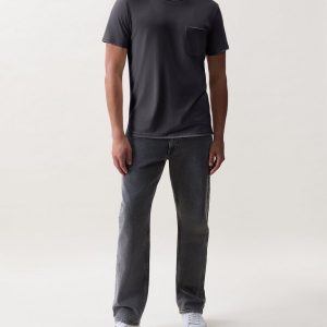 Matthew Pocket Tee - Dark Grey