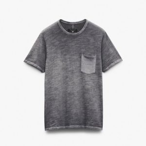 Washed Classic Flame Tee - Shade Grey