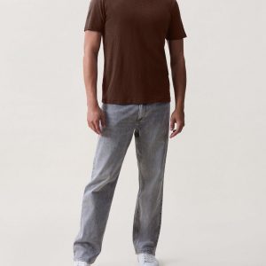 Classic Slub Cotton Tee - Espresso