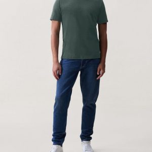 Classic Slub Cotton Tee - Pale Pine