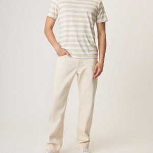 Jersey Short-Sleeve Tee - Stork Stripe