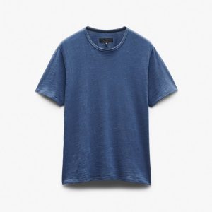 Classic Flame Tee - Worn Indigo