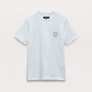 Sour Face Embroidered Tee - Arctic