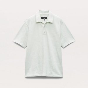 Classic Flame Polo Shirt - Light Teal