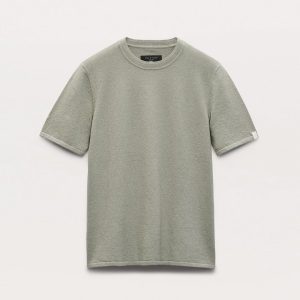 Zuma Knit Tee - Leaf Grey