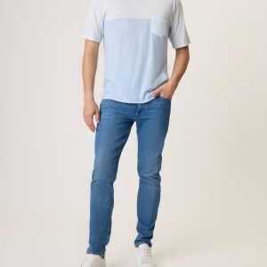 Lawrence Colorblock Tee - Blue Multi