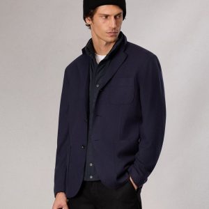 Achilles Knit Blazer - Dark Sapphire