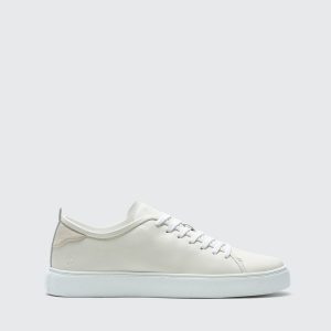 Perry Leather Sneaker - Off Wht