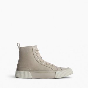 Jones High-Top Canvas Sneakers - Cloud Sand