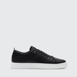 Perry Leather Sneaker - Black