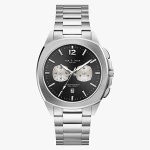 Bleeker Chronograph Bracelet Watch, 42mm - Silver