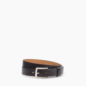 Logan Leather Belt - Black