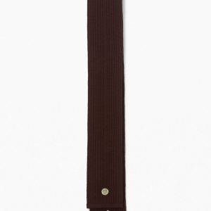 Sour Face Wool Scarf - Brown