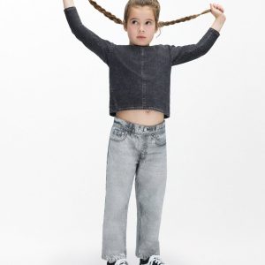 Mini Miramar Wide-Leg Pants - Icy Grey