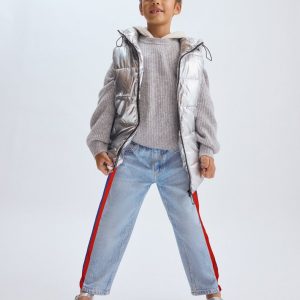 Mini Miramar Track Pants - Coney with Blue & Red Stripe