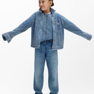 Mini Miramar Trucker Jacket - Scarlet